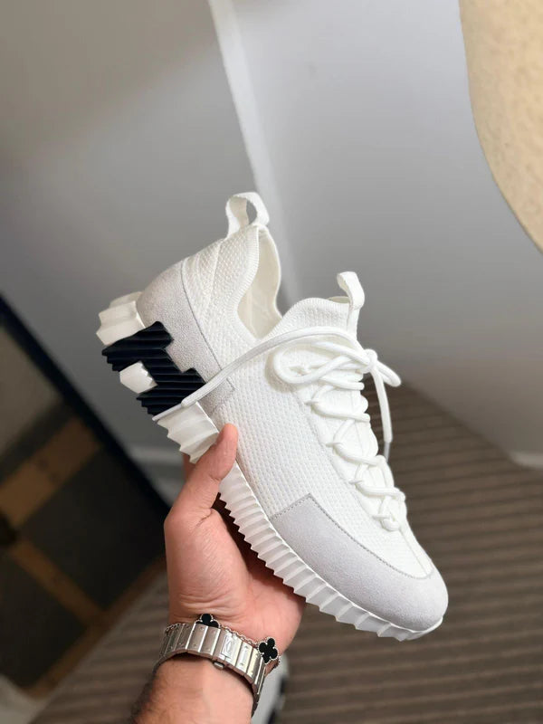 Hermès Paris Lift slip-on sneakers in white,