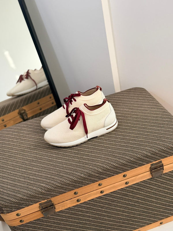 LORO PIANA 360 Flexy Walk Wish® Stretch-Knit Slip-On Sneakers Shoes