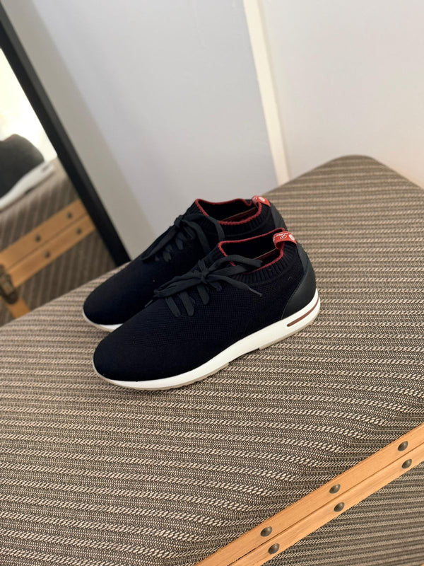 360 LP Flexy Walk Sneaker Wish® Wool Black | Loro Piana