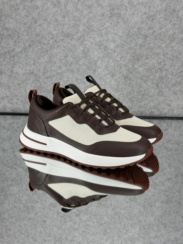 Loro Piana Week End Walk Brown White