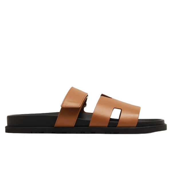 Hermès Chypre sandal adjustable strap leather